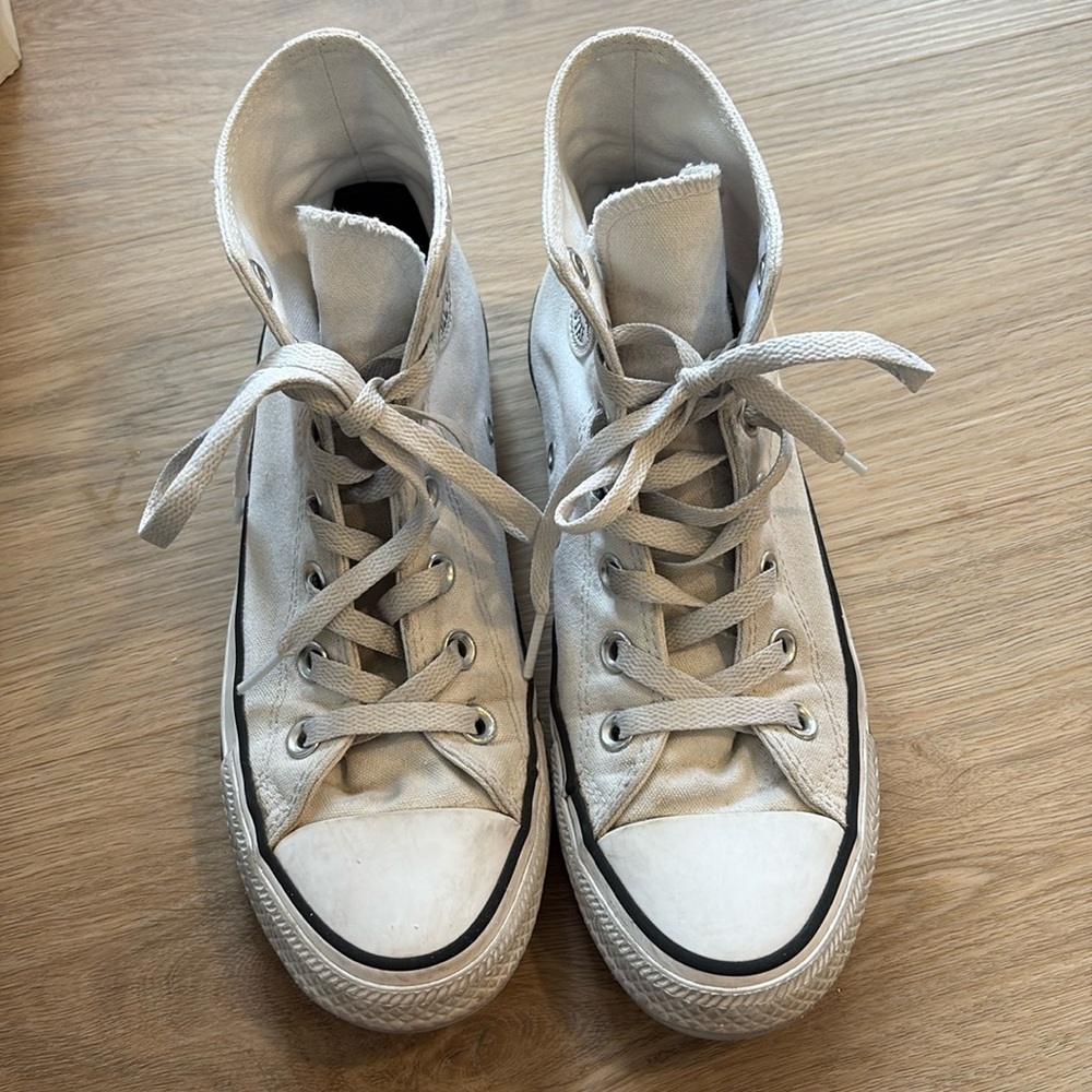 Converse All Star High Top White, Size 7 Women